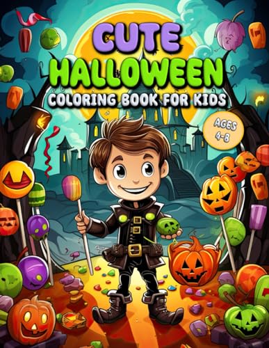 Cute Halloween Coloring Book for Kids: Adorable Halloween Adventures for Little Artists