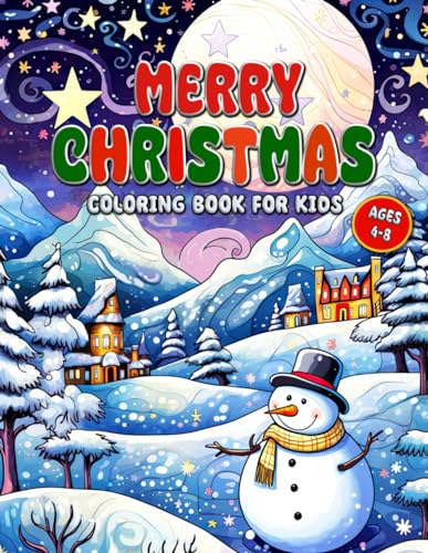Merry Christmas Coloring Book for Kids: Interactive Coloring Fun for Kids von Independently published