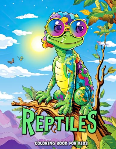 Reptiles Coloring Book for Kids: Color Your Way Through the Reptile Kingdom