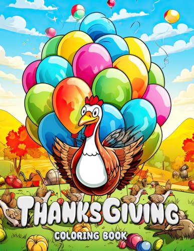 Thanksgiving Coloring Book: Journey through the Harvest Festival with Delightful Illustrations for Kids