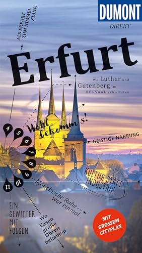 DuMont direkt Reiseführer Erfurt: Mit großem Cityplan