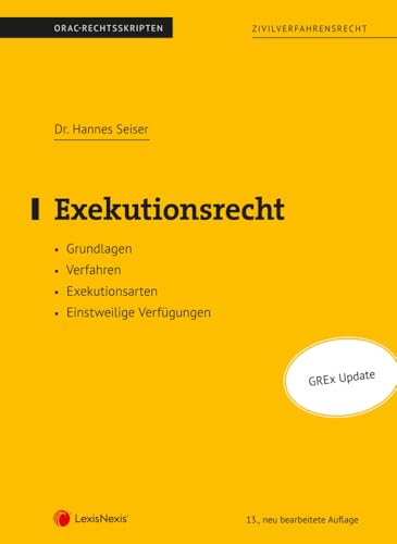 Exekutionsrecht (Skriptum) (Skripten)