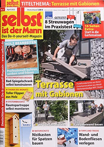 Selbst ist der Mann 4/2022 "Terrasse mit Gabionen" Selbst ist der Mann 4/2022 "Terrasse mit Gabionen"