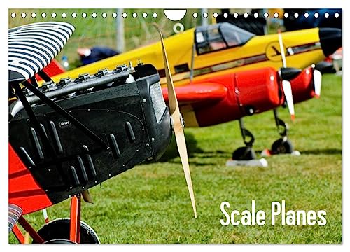 Scale Planes / UK-Version (Wall Calendar 2025 DIN A4 landscape), CALVENDO 12 Month Wall Calendar: Fascinating Remote Control scale airplanes, shot in flight. von Calvendo