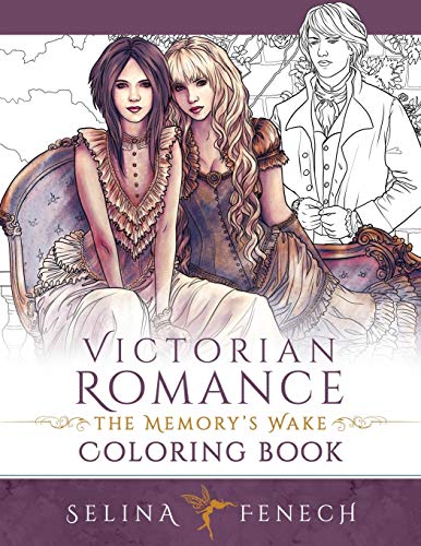 Victorian Romance - The Memory's Wake Coloring Book (Memory's Wake Trilogy - Illustrated Young Adult Fantasy, Band 13) von Fairies and Fantasy Pty Ltd