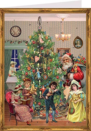 Adventskalender "Postkarte Unterm Weihnachtsbaum": Papier-Adventskalender von Richard Sellmer Verlag