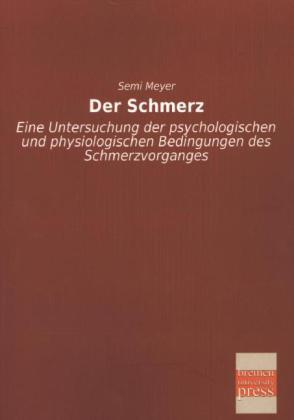 Der Schmerz von Bremen University Press