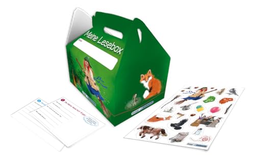 Lesebox mit Erinnerungskärtchen und Stickerbogen: Die kleine Hexe (Der rote Faden: – die neue Reihe für Klasse 3 und 4) von Krapp & Gutknecht Verlag