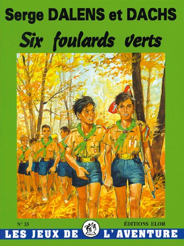 Six foulards verts