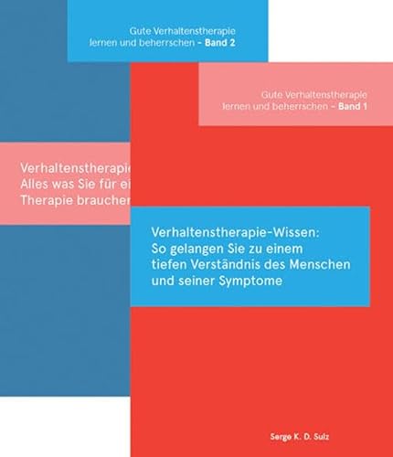 Gute Verhaltenstherapie lernen und beherrschen: Band 1 Verhaltenstherapie-Wissen + Band 2 Verhaltenstherapie-Praxis (CIP-Medien)