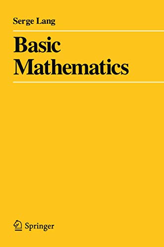 Basic Mathematics: DE von Springer