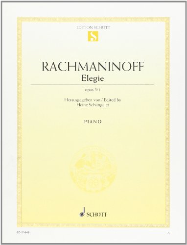 Elègie Op.3/1 - Piano