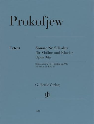 Violinsonate Nr. 2 D-dur op.94a; Violine und Klavier