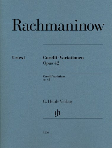 Corelli-Variationen op. 42: Besetzung: Klavier zu zwei Händen (G. Henle Urtext-Ausgabe)