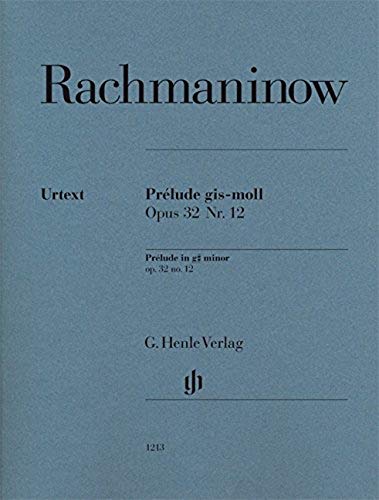 Prélude gis-moll op. 32 Nr. 12 für Klavier zu zwei Händen: Besetzung: Klavier zu zwei Händen (G. Henle Urtext-Ausgabe)