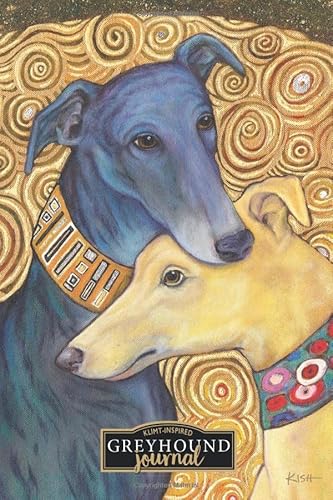 Klimt-Inspired Greyhound Journal