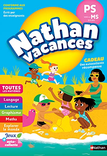 Nathan Vacances Maternelle PS vers la MS 3/4 ans von NATHAN