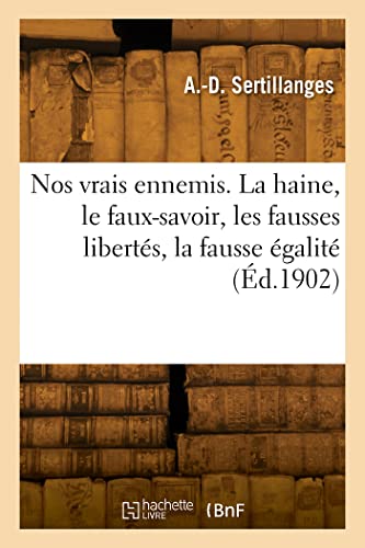 Nos vrais ennemis von HACHETTE BNF