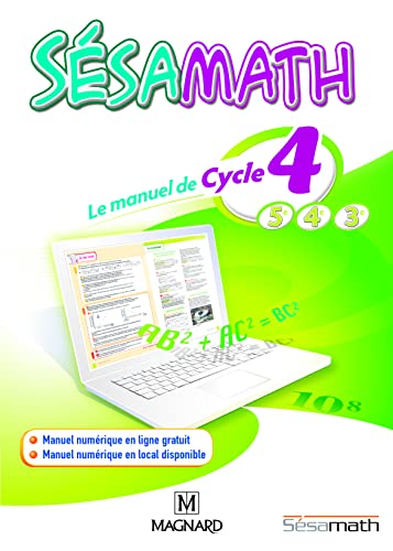 Sésamath Cycle 4 (2016) - Manuel élève von MAGNARD