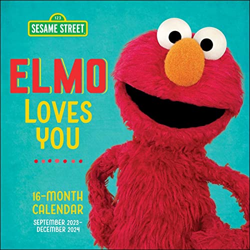 Sesame Street Elmo Loves You 2023-2024 Calendar: September 2023-december 2024