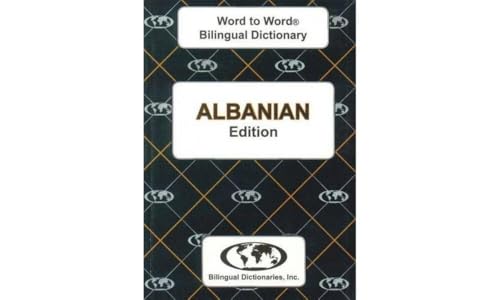 English-Albanian & Albanian-English Word-to-Word Dictionary