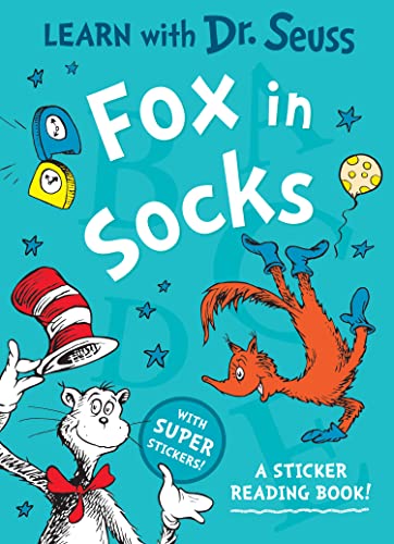 Fox in Socks: Enjoy learning to read with Dr. Seuss in this colourful illustrated sticker activity book – perfect for young children and parents alike (Learn With Dr. Seuss)