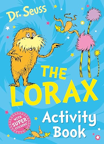 The Lorax Activity Book: Jump into the magical world of Dr. Seuss as you explore an amazing kid’s activity book full of puzzles, mazes and stickers – the perfect gift for young children! The Lorax Activity Book: Jump into the magical world of Dr. Seuss as you explore an amazing kid’s activity book full of puzzles, mazes and stickers – the perfect gift for young children!