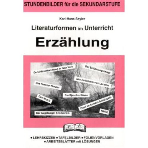 Literaturformen im Unterricht, Erzählung