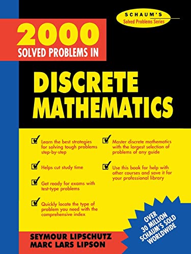 2000 Solved Problems in Discrete Mathematics (Schaum's Solved Problems Series) von McGraw-Hill Education