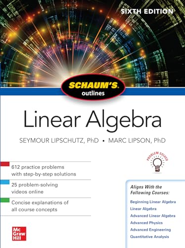 Schaum's Outline of Linear Algebra, Sixth Edition (Schaum's Outlines) von McGraw-Hill Education