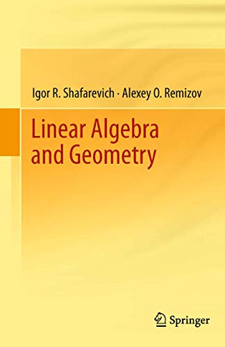 Linear Algebra and Geometry von Springer
