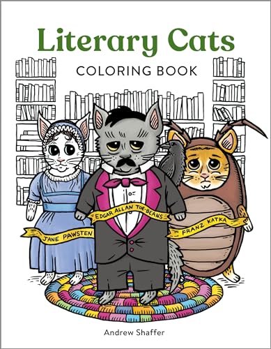 Literary Cats Coloring Book (RP Studio) von RP Studio