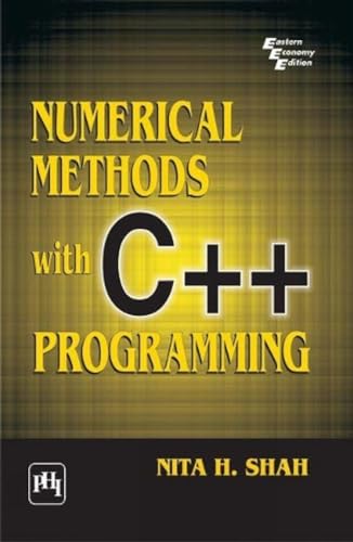 Numerical Methods with C++ Programming