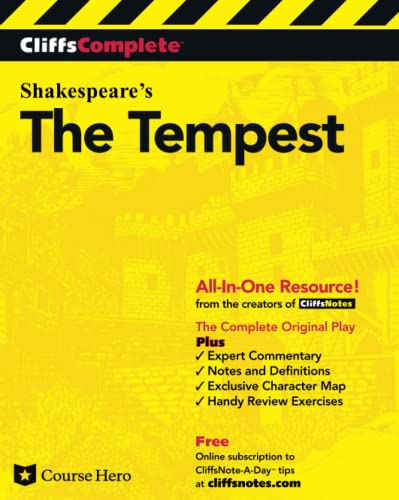 CliffsComplete: Shakespeare's The Tempest CliffsComplete: Shakespeare's The Tempest