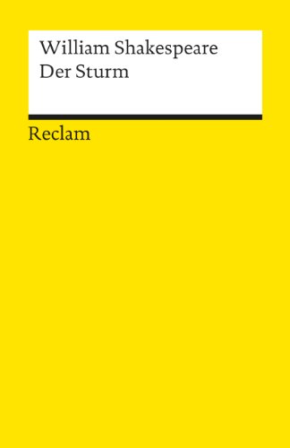 Der Sturm: Shakespeare, William - Literaturklassiker; deutsche Übersetzung - 46 Der Sturm: Shakespeare, William - Literaturklassiker; deutsche Übersetzung - 46