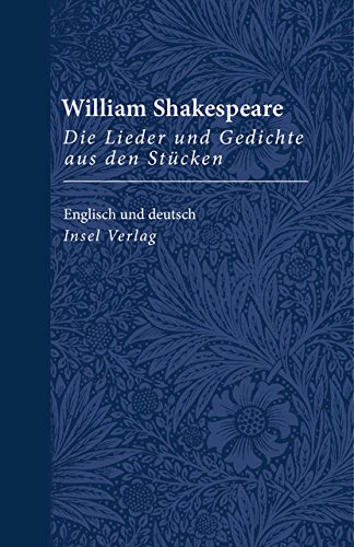 Die Lieder und Gedichte aus den Stücken: Zweisprachig