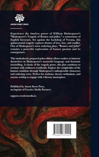 Shakespeare's Tragedy of Romeo and Juliet Shakespeare's Tragedy of Romeo and Juliet von Anson Street Press