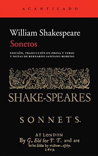 Sonetos (Acantilado, Band 265) von Acantilado