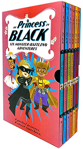 The Princess in Black 6 Monster-Battling Adventures Books Collection Box Set by Shannon & Dean Hale (Science Fair Scare, Mysterious Playdate, Perfect Princess Party & MORE!)