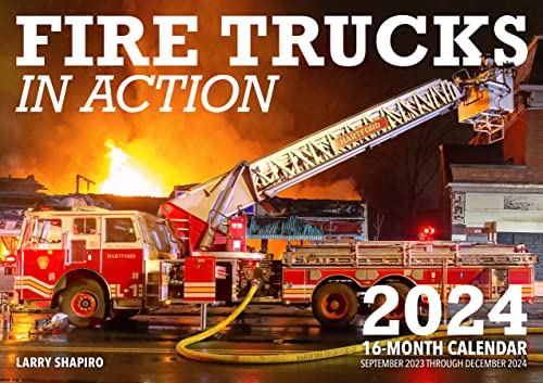 Fire Trucks in Action 2024: 16-Month Calendar: September 2023 to December 2024 von Motorbooks International