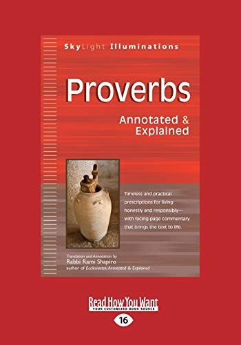 Proverbs: Annotated& Explained