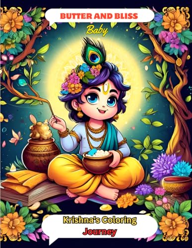 Butter and Bliss Baby Krishna's Coloring Journey von Independently published