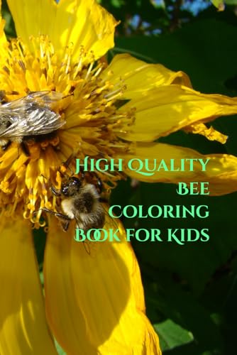 High Quality Bee Coloring Book for Kids