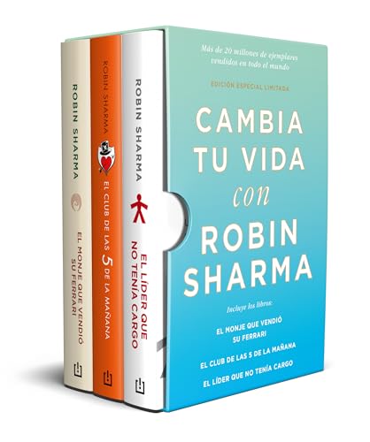 Cambia tu vida con Robin Sharma: (edición limitada en estuche con: El monje que vendió su Ferrari | El club de las 5 de la mañana | El líder que no tenía cargo) (Best Seller) von DEBOLSILLO