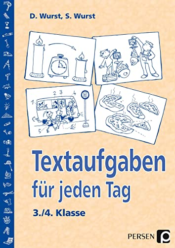 Textaufgaben für jeden Tag - 3./4. Klasse: Grundrechenarten als Textaufgaben z.B. Längenmaße, Gewichte im Zahlenraum bis 1000 Textaufgaben für jeden Tag - 3./4. Klasse: Grundrechenarten als Textaufgaben z.B. Längenmaße, Gewichte im Zahlenraum bis 1000