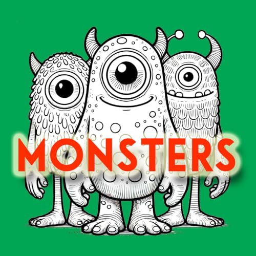 Cute Monsters Coloring Book: 30 Simple and Easy Coloring Pages with Cute Monsters (Simple and Easy Coloring Books) von Independently published
