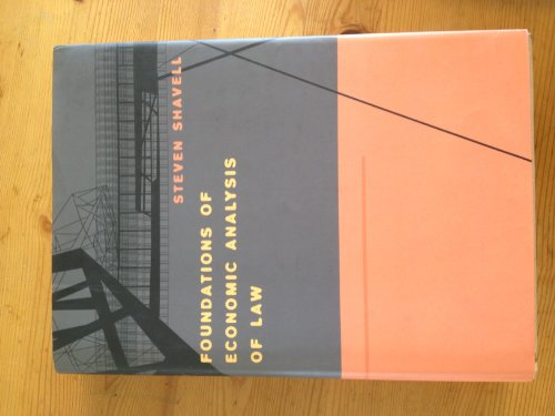 Foundations of Economic Analysis of Law von Belknap Press