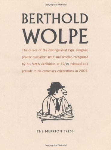 Berthold Wolpe: A Retrospective Survey von Faber & Faber