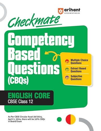 Checkmate CBQs English Core 12th von Arihant Publication India Limited