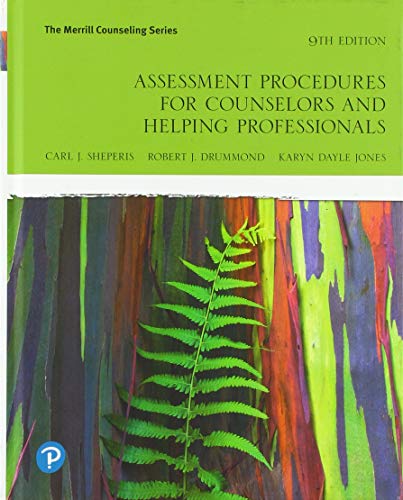 Assessment Procedures for Counselors and Helping Professionals (The Merrill Counseling Series) von Pearson